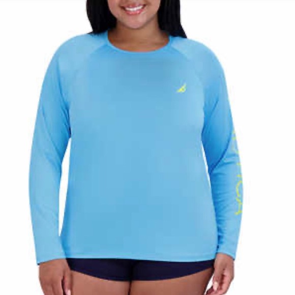 NAUTICA SWIM RASH GUARD TOP - Picture 2 of 10